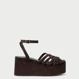 Loeffler Randall - Channing Brown Suede Platform Sandal