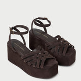 Loeffler Randall - Channing Brown Suede Platform Sandal