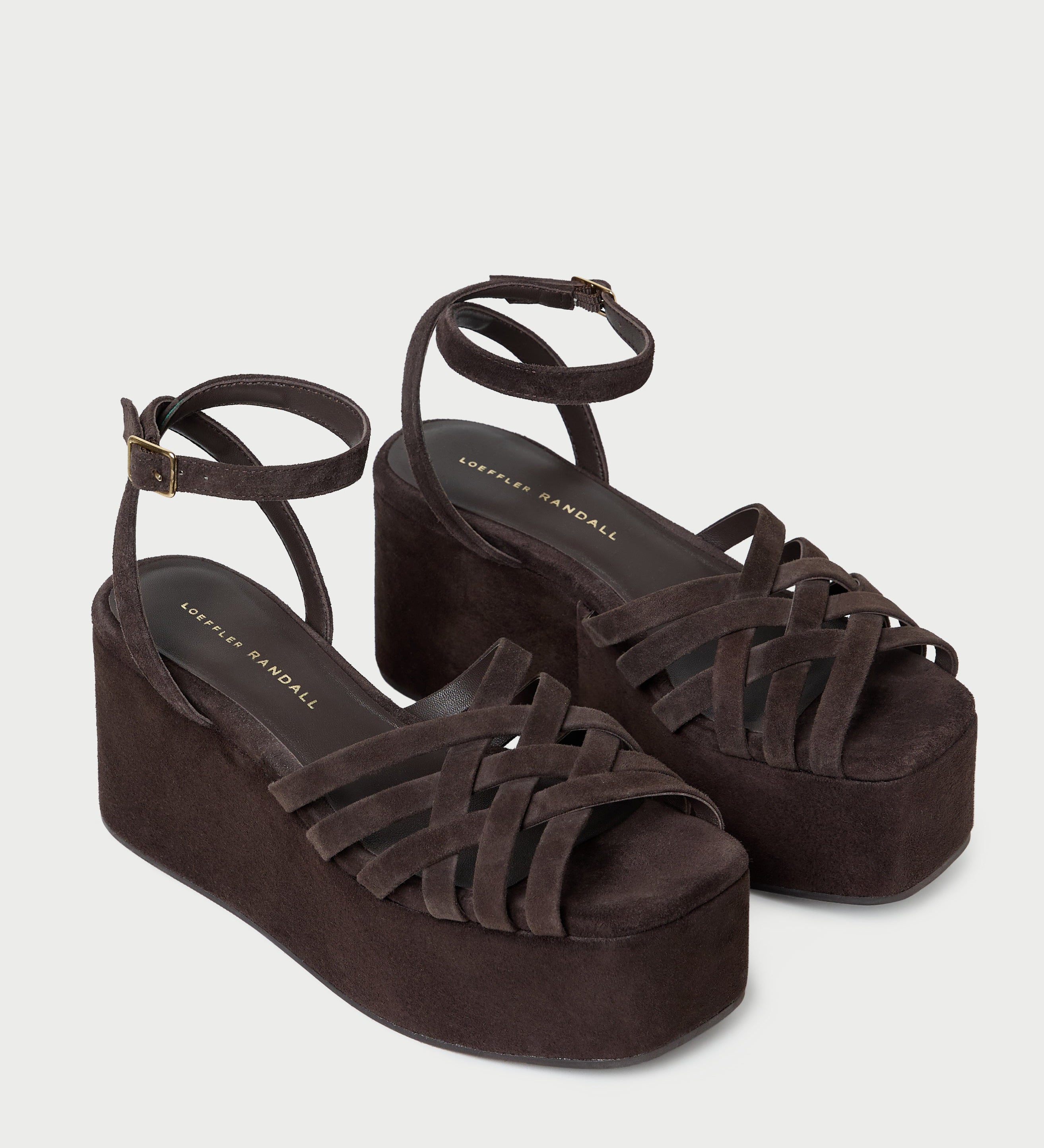 Loeffler Randall - Channing Brown Suede Platform Sandal