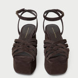 Loeffler Randall - Channing Brown Suede Platform Sandal