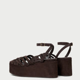 Loeffler Randall - Channing Brown Suede Platform Sandal