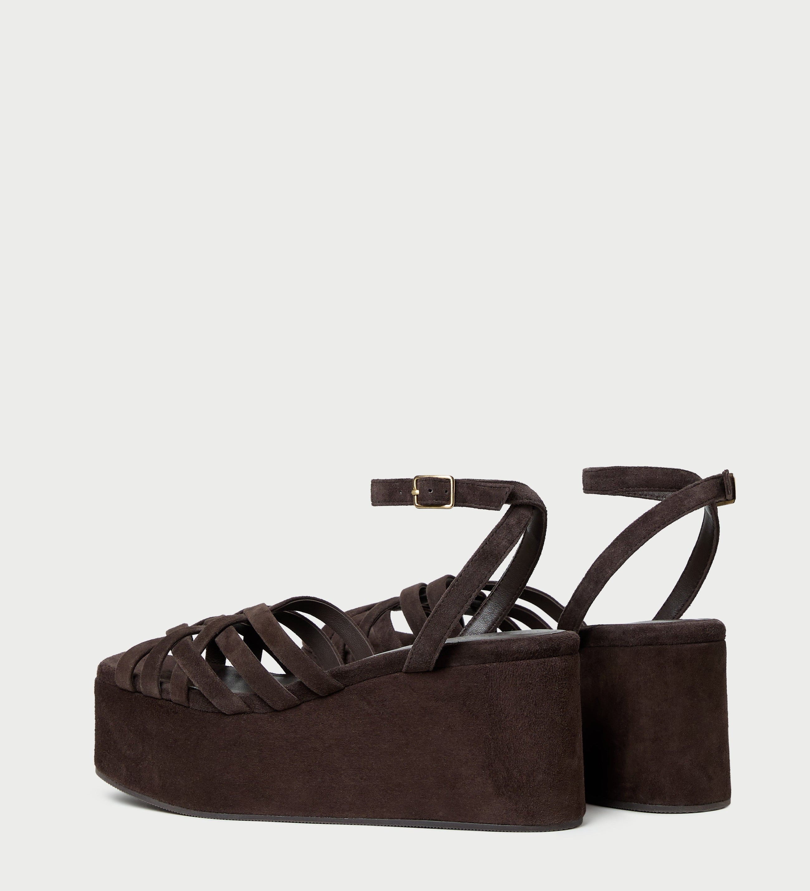 Loeffler Randall - Channing Brown Suede Platform Sandal