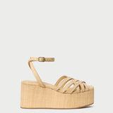 Loeffler Randall - Channing Natural Raffia Platform Sandal