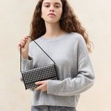 Loeffler Randall - Charlee Black/Silver Shoulder Bag