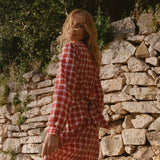 DÔEN - CHARLESTON DRESS -- ALSACE PLAID