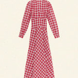 DÔEN - CHARLESTON DRESS -- ALSACE PLAID