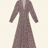 DÔEN - CHARLESTON DRESS -- WILDBERRY THICKET