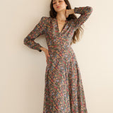 DÔEN - CHARLESTON DRESS -- WILDBERRY THICKET