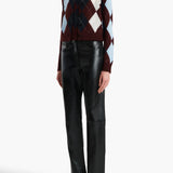 Khaite - Charli Cardigan in Merlot Multi