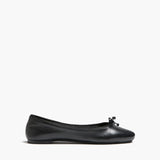 Khaite - Charlotte Ballerina Flat in Black Leather