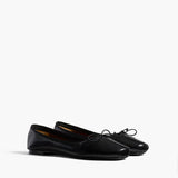 Khaite - Charlotte Ballerina Flat in Black Leather