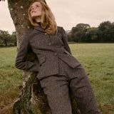 DÔEN - CHESTER PANT -- ENGLISH HERRINGBONE