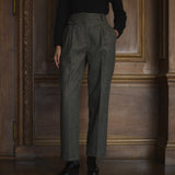 DÔEN - CHESTER PANT -- ENGLISH HERRINGBONE