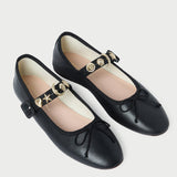 Loeffler Randall - Chiara Black Leather Mary Jane