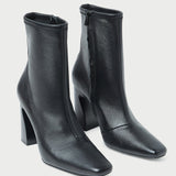 Loeffler Randall - Chloe Black Leather Ankle Boot