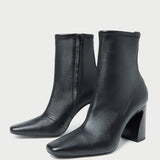 Loeffler Randall - Chloe Black Leather Ankle Boot