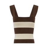 Posse - THEO CAMI - CHOCOLATE STRIPE