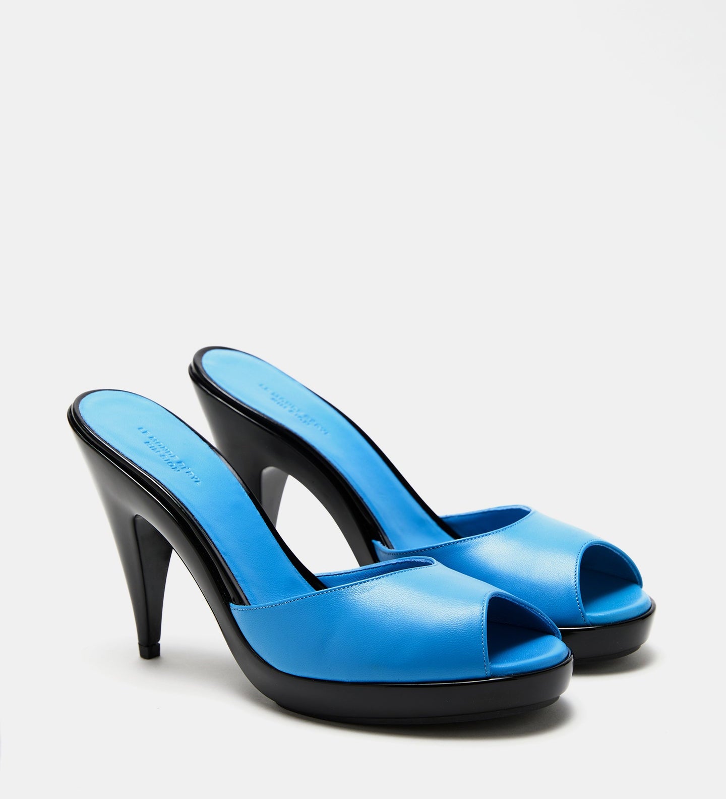 Le Monde Beryl - Kim Sion Cherry Mule / Azur Leather