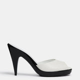 Le Monde Beryl - Kim Sion Cherry Mule / White Leather
