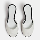 Le Monde Beryl - Kim Sion Cherry Mule / White Leather