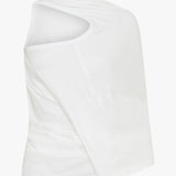 Christopher Esber - One Shoulder Draped Tee