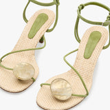 Christopher Esber - Doma Stoned Raffia Heel