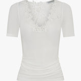 Christopher Esber - Hibiscus Embroidered Rib Tee