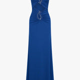 Christopher Esber - Paisley Ruched Disconnect Strapless Dress