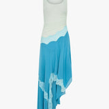 Christopher Esber - Cutaway Lace Gathered Tank Dress