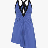 Christopher Esber - Suspended Jersey Fluted Mini Dress