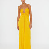 Christopher Esber - Arced Palm Strapless Dress