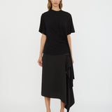 Christopher Esber - Side Cowl Drape Extension Tee