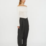 Christopher Esber - Sonora Veiled Long Sleeve Top