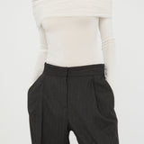 Christopher Esber - Sonora Veiled Long Sleeve Top