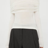 Christopher Esber - Sonora Veiled Long Sleeve Top