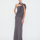 Christopher Esber - Bezel Quartz Halter Dress