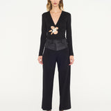Christopher Esber - Trio Stone Long Sleeve Top