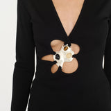 Christopher Esber - Trio Stone Long Sleeve Top