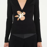 Christopher Esber - Trio Stone Long Sleeve Top
