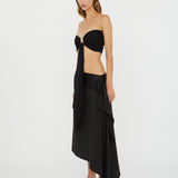Christopher Esber - Crosscut Floating Silk Skirt