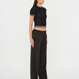 Christopher Esber - Sheer Overlay Loophole Rib Tee