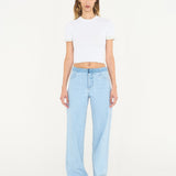 Christopher Esber - Sheer Overlay Loophole Rib Tee