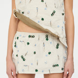 Christopher Esber - Embla Beaded Crushed Micro Skirt