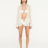 Christopher Esber - Crushed Side Tie Shirt