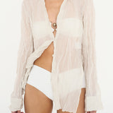 Christopher Esber - Crushed Side Tie Shirt
