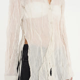 Christopher Esber - Crushed Side Tie Shirt