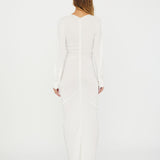 Christopher Esber - Bezel Quartz Disconnect Long Sleeve Dress