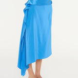 Christopher Esber - Crosscut Floating Silk Skirt