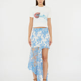 Christopher Esber - Floating Lace Asymmetric Skirt