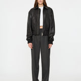 Christopher Esber - Leather Flight Bomber